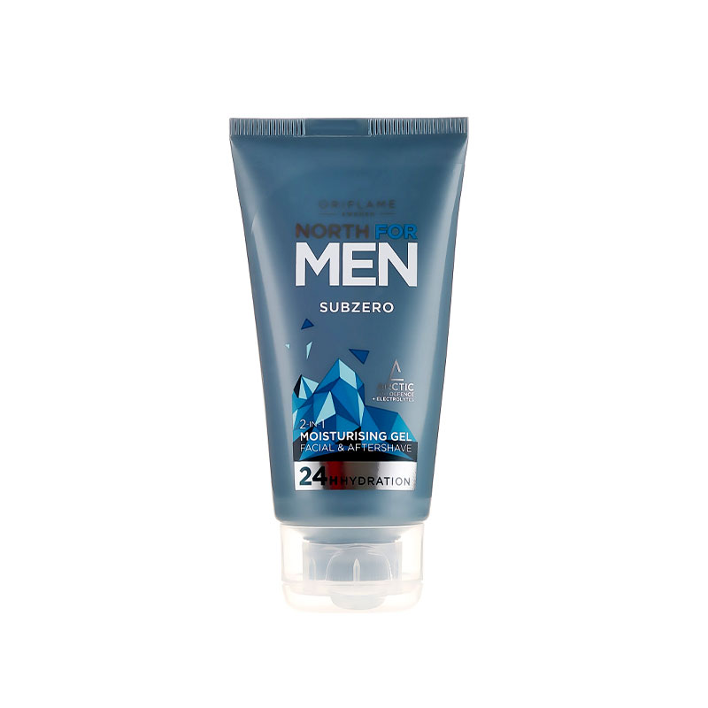 لوسیون افترشیو و مرطوب‌کننده 2 در 1 اوریفلیم مدل North For Men Subzero حجم 50 میل